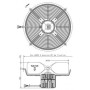 Ventilateur hélicoïde S0350 4PR35 MF40W04 - 26020388