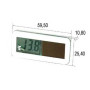 MODULE LCD SOLAIRE BLANC -50°+99°C - 15310004