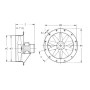 Ventilateur hélicoïde HCH-35-2T - 23051356