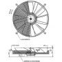 Ventilateur hélicoïde S0650 VIL44 TG65L06 - 26053044