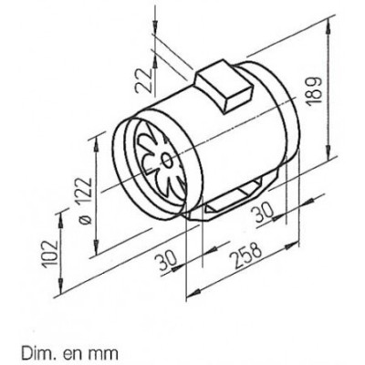 Ventilateur de gaine insonorisé Lineo 250 Quiet | Leroy Merlin