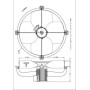 Ventilateur hélicoïde A0600 4PR20 TX90P4 - 26020603