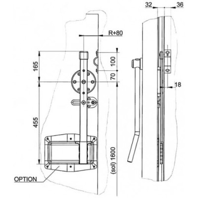 POUSSOIR INTERIEUR DE DECROCHAGE fermod main image 0