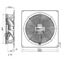 Ventilateur hélicoïde W3G500-GD01-51 - 13530505