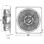 Ventilateur hélicoïde W3G630-GU23-01 - 13530638