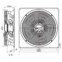 Ventilateur hélicoïde W3G710-GO85-21 - 13530715