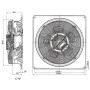 Ventilateur hélicoïde W3G710-GU21-01 - 13530717