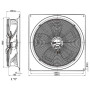 Ventilateur hélicoïde W3G800-GN36-21 - 13530805