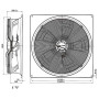 Ventilateur hélicoïde W3G910-G083-01 - 13530916