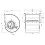 Ventilateur centrifuge D3G200-BB22-71 - 13620201