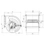 Ventilateur centrifuge D3G283-AB32-11 - 13620281