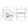 Ventilateur centrifuge D3G318-BB35-01 - 13620321