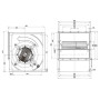 Ventilateur centrifuge D3G404-BB02-03 - 13620401