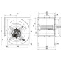 Ventilateur centrifuge D3G454-AA07-03 - 13620452