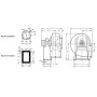 Ventilateur centrifuge CMT-1435-4T - 23023005