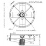 Ventilateur hélicoïde A0900 4PA27 TX120L12 - 26020901