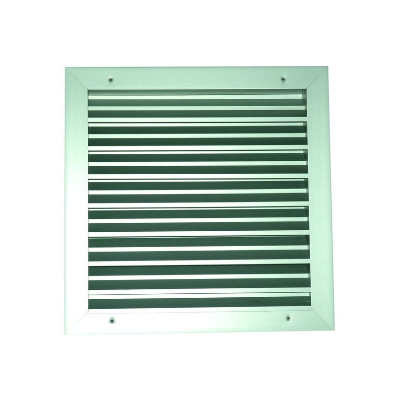 Grille Aluminium Laqué Blanc 200 X 60 Mm