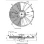 Ventilateur hélicoïde IA0600 VIL44 TG100L04 - 26010620