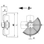 Ventilateur hélicoïde AFK 630-30/76 - 30030626