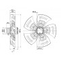 Ventilateur hélicoïde A4D630-AR01-01 - 13031629