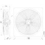 Ventilateur hélicoïde W6D910-GB01-01 - 13030916
