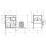 Ventilateur centrifuge CDXRT-355-7.5 AVEC MOTEUR - 23027835