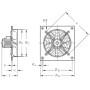 Ventilateur hélicoïde HC-71-4T/H - 23051705