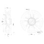 Ventilateur hélicoïde A4D350-AN08-02 - 13031360