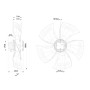 Ventilateur hélicoïde A6E630-AN01-01 - 13031654