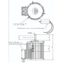 Moteur électrique TX040P04 - 26080015