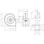 Ventilateur centrifuge CMP-38-2T/NA789 - 23020083