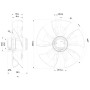 Ventilateur hélicoïde A4D450-AO14-01 - 13031448
