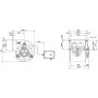 Ventilateur centrifuge DD146/146.300.2  BRIDE ET SUPPORT - 30450050