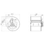 Ventilateur centrifuge DD 10/10.373.4. BRIDE ET SUPPORT - 30452160