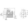 Moteur électrique K21R 71 G6  0.25/6 B5 - 25090203