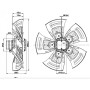 Ventilateur hélicoïde A4D560-AN03-01 - 13031519