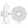 Ventilateur hélicoïde S4E300-AS72-57 - 13032292
