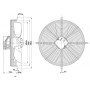 Ventilateur hélicoïde S4E350-AA06-24 - 13032344