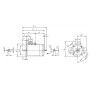 Moteur K21R 90 L6 1.1/6 ARBRE TARAUDE M8 - 25090452