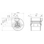 Ventilateur centrifuge DDM 9/9.550.4. BRIDE ET SUPPORT - 30460991