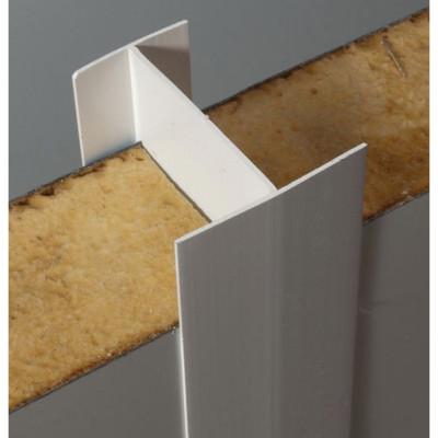 PROFILES PVC EN H60 BLANC LONGUEUR 2.50M - 39020011