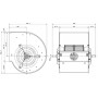 Ventilateur centrifuge ADH 250EO + P1 - 30040253
