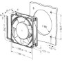 Ventilateur compact 3412L
