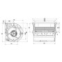 Ventilateur centrifuge D3G146-LV13-30 - 13620149