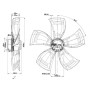 Ventilateur A3G800-AO84-90. - 13532808