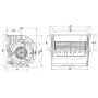 Ventilateur centrifuge D3G146-LU03-30 - 13620140
