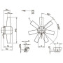 Ventilateur hélicoïde FC031-4DA.2A.V6
