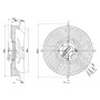 Ventilateur hélicoïde S3G300-AB56-02 - 13531306