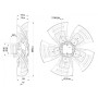 Ventilateur A6D560-AK03-01 SILENSYS II 560 - 13031522