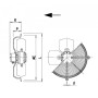 Ventilateur hélicoïde AFK 450-30/4-4T-B - 30030449